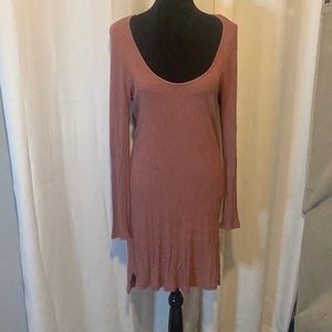 Purple long sleeve dress